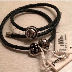 Persona Charm Bracelet and charms NWT